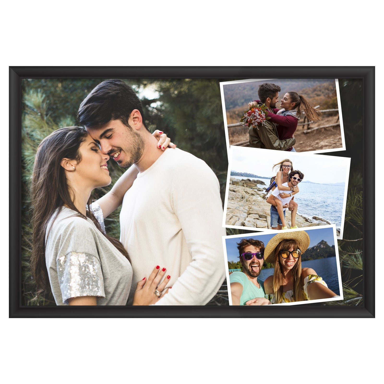 Photo Collage with 4 Photos Customised Frame - corporate gift by YuBingo