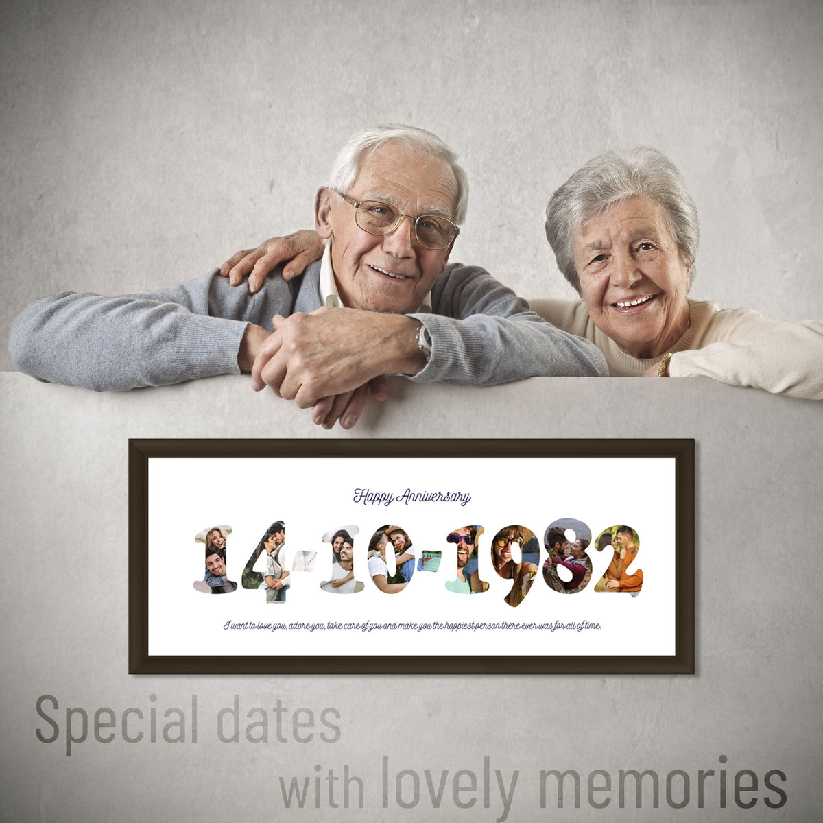 Special Date with Photo Collage Customised Frame - corporate gift by YuBingo