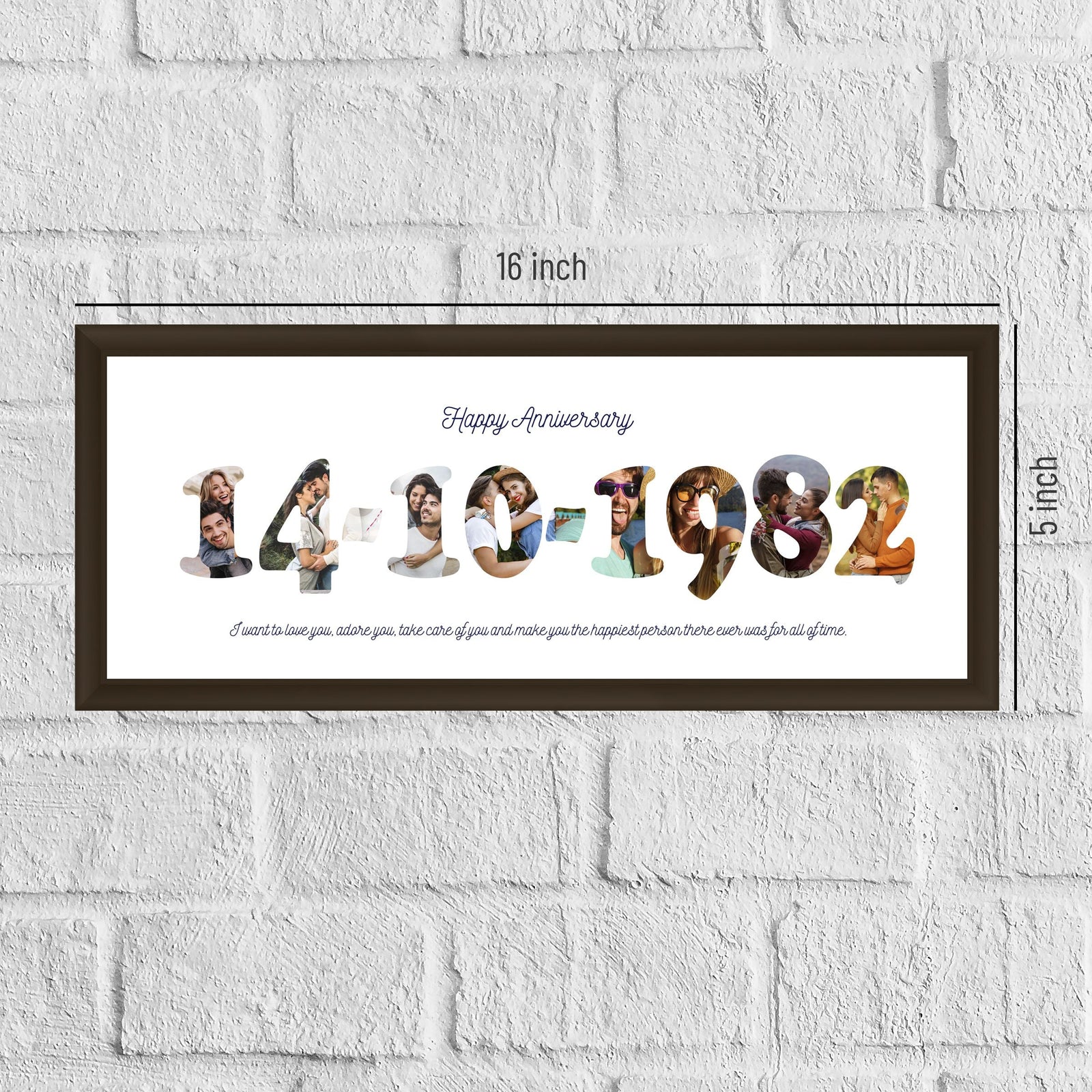 Special Date with Photo Collage Customised Frame - product image 5
