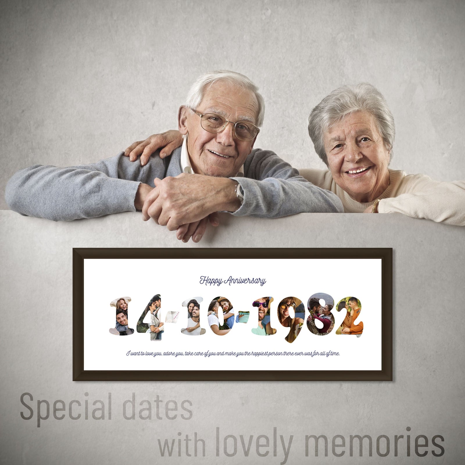 Special Date with Photo Collage Customised Frame - corporate gift by YuBingo
